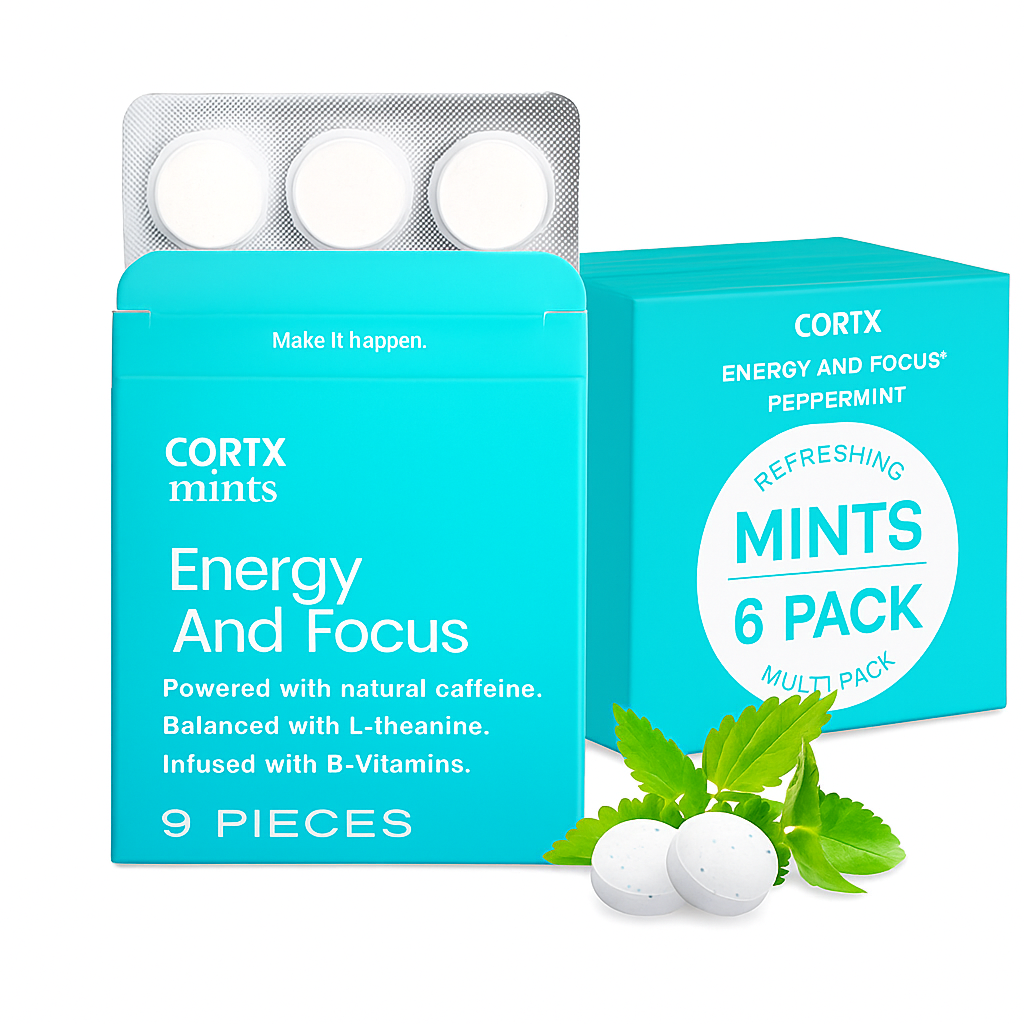 CORTX™ Energy & Focus Mints — Calm, Clean Energy Anywhere | Powered by Neuroscience
